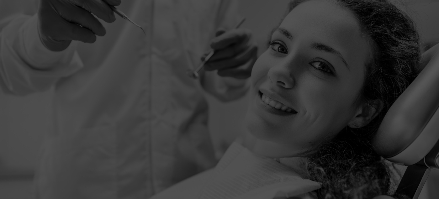 Woman smiling at dental visit